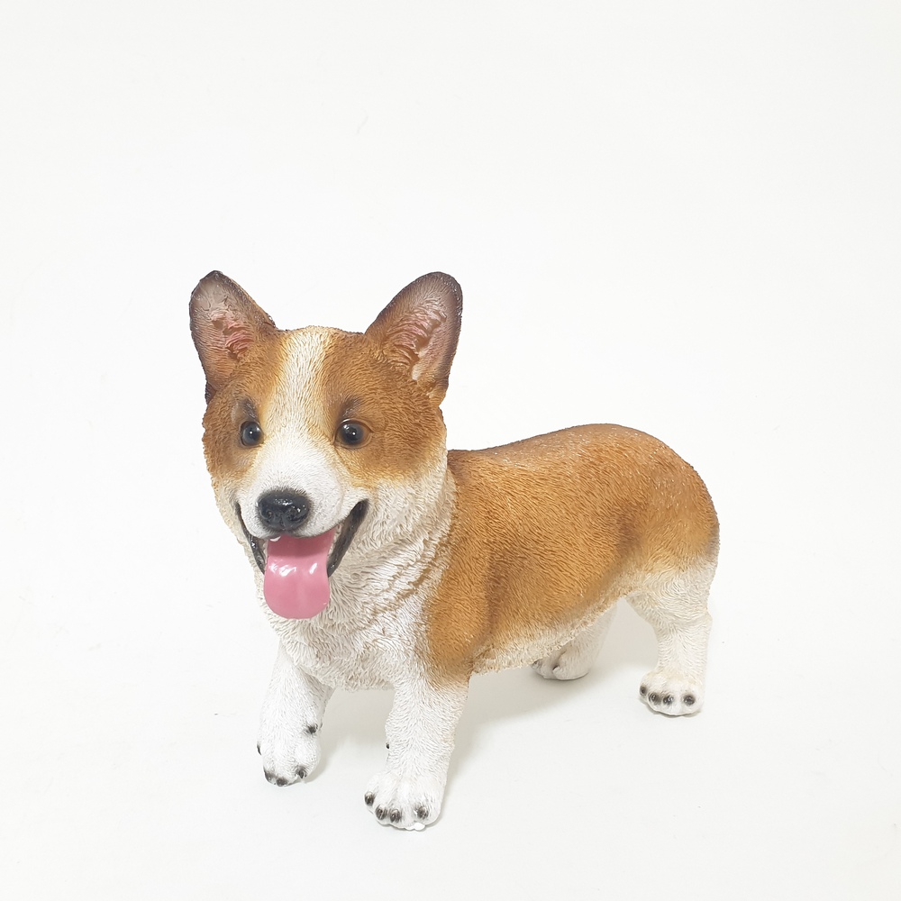 Садовая фигура Собака Корги SBDSD12 (30*16*26см) (Сиб Сад)