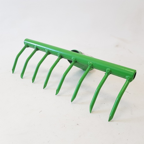 Грабли 8 зуб (Круглый зуб) полимер окрас №19 (Усолкин)(35шт)