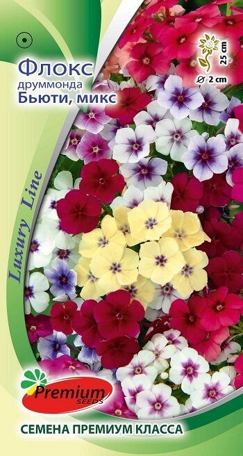 Флокс Друм Бьюти микс однолетник 0,1г (Премиум)