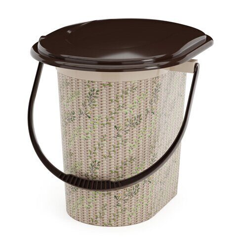 Ведро-Туалет 17л Плетенка-декор 2329 (Альтерн)(10шт)