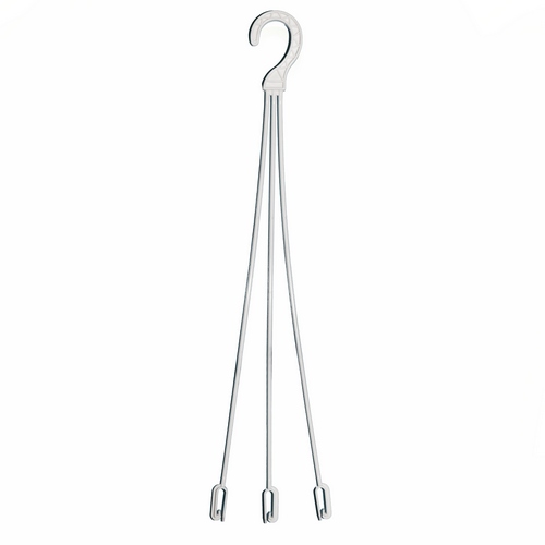 Усы универс Крученые белый (5Р)