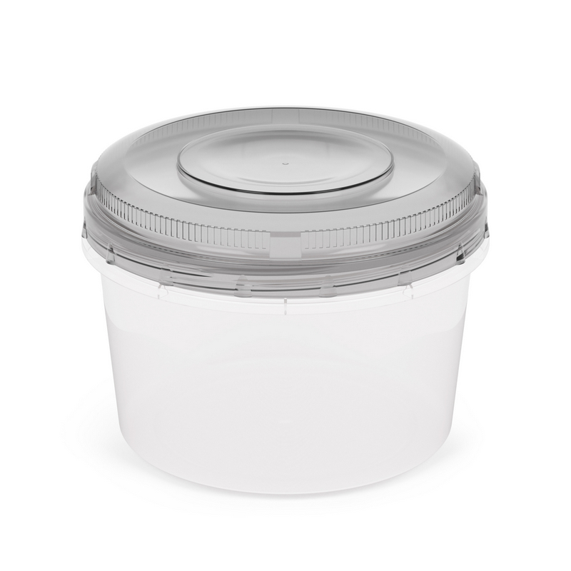 Емкость 1л для СВЧ круглая закр/кр 1185 (Альтерн)(20шт)