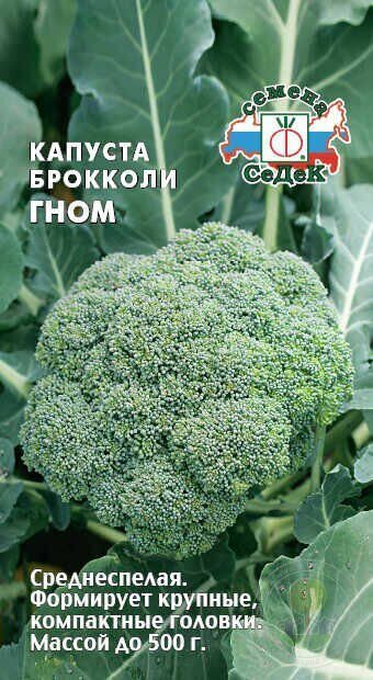 Капуста брокколи Гном 0,5г (Седек)