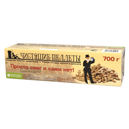 Трубочист экспресс 700г ПЕЛЛЕТЫ от сажи (Сомраст)(12шт) 