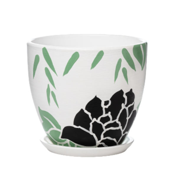 Китайский пион белый № 5 D22 высокий овал (СД) 