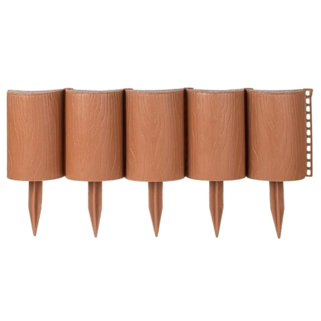 Ограждение Садовый конструктор терракот 3м (6секций) В15см (Мастер Сад)