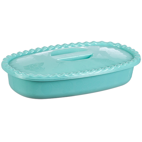 Миска 2,7л с крышкой Судок Аквамарин Макв 1323 (М-пласт)(25шт) 