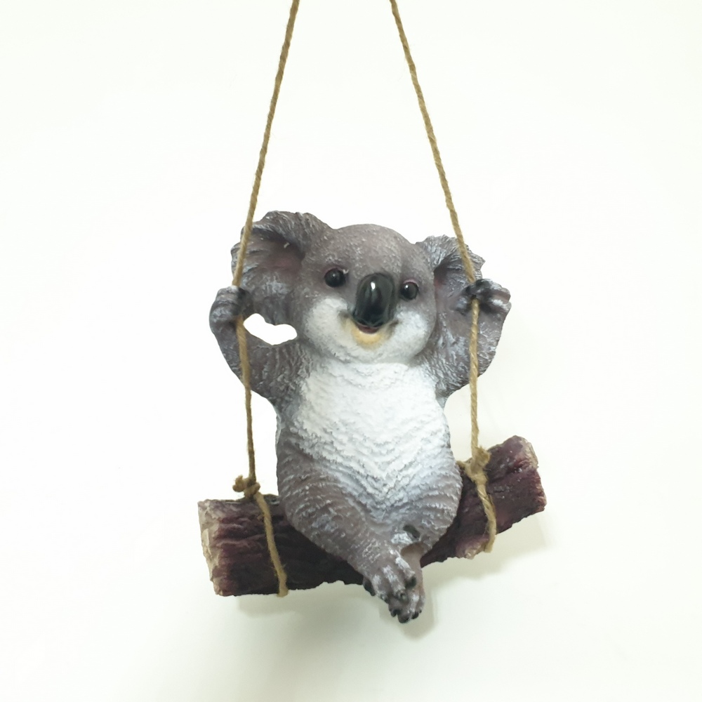 Садовая фигура Коала на качелях SBDSD8 (20*10*23см) (Сиб Сад)(6шт)