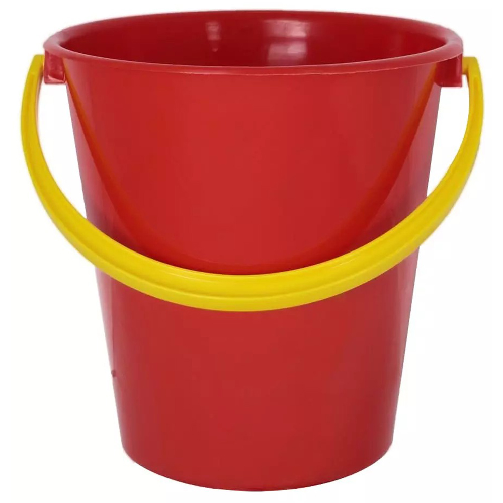 Ведро 5л пластик красное Б0202 (Интерм)