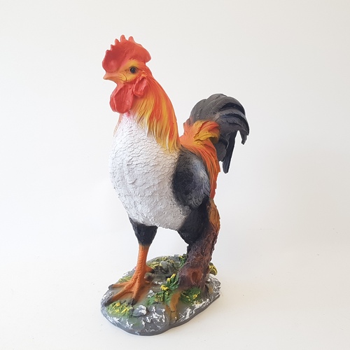 Садовая фигура Петух на камне (58*58*27см) (Агрофор)