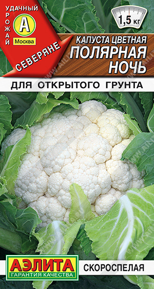 Капуста цветная Полярная ночь 0,3г (Аэлита)
