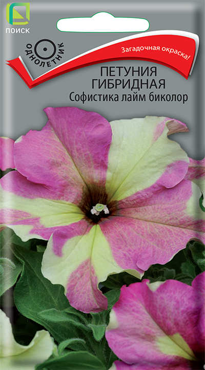 Петуния Софистика Лайм биколор 5шт (Поиск)