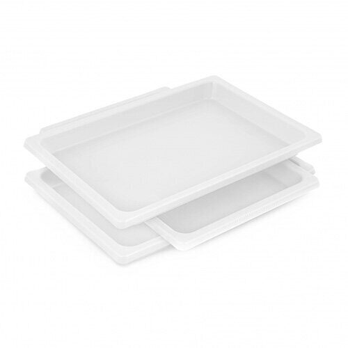 Набор подносов для заморозки пельменей 360*310*35 белый (3шт/уп) (Альтерн)(10шт) 