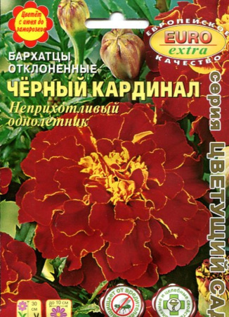 Бархатцы Черный кардинал отклоненные 0,1г (АэлитаЭкстра)