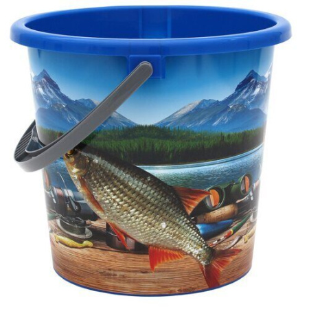 Ведро 10л пласт Рыбалка (ВМС)(10шт) 